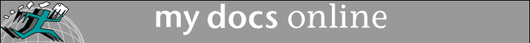 Logo with menu buttons